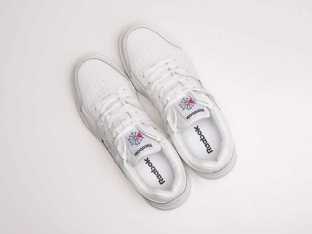 Reebok Workout Plus белые мужские (AR23742) - фото 3 Reebok Workout Plus белые мужские (AR23742) - фото 3