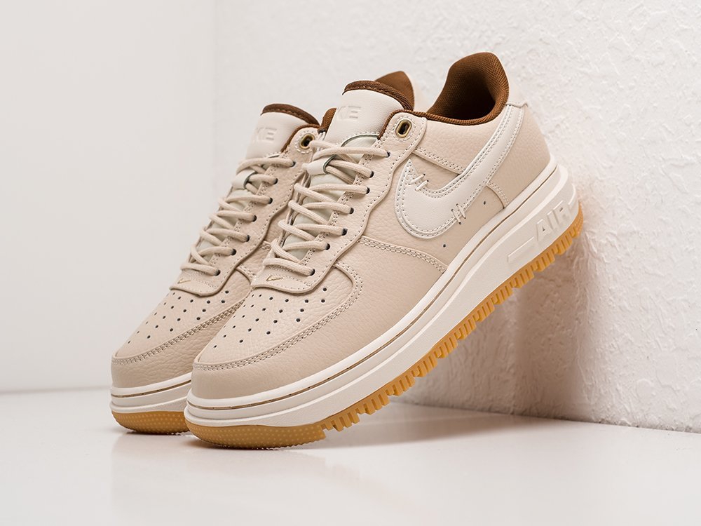 Nike Air Force 1 Luxe Low бежевые кожа мужские (AR23757) - фото 2 Nike Air Force 1 Luxe Low бежевые кожа мужские (AR23757) - фото 2