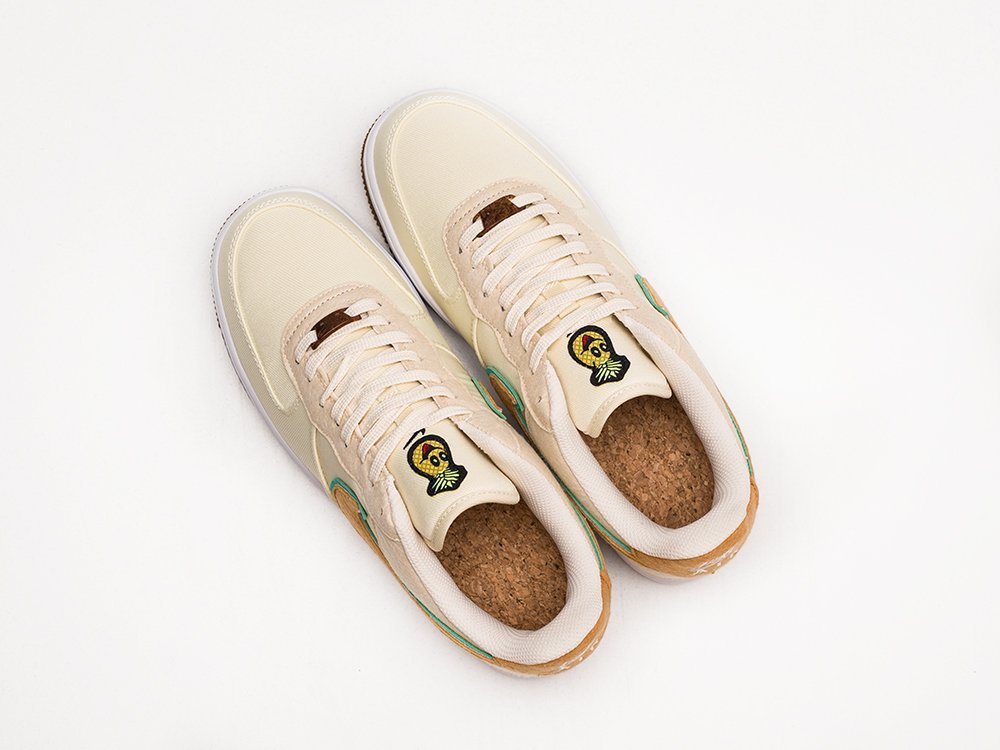 Nike Air Force 1 Low Happy Pineapple белые кожа мужские (AR23761) - фото 3 Nike Air Force 1 Low Happy Pineapple белые кожа мужские (AR23761) - фото 3