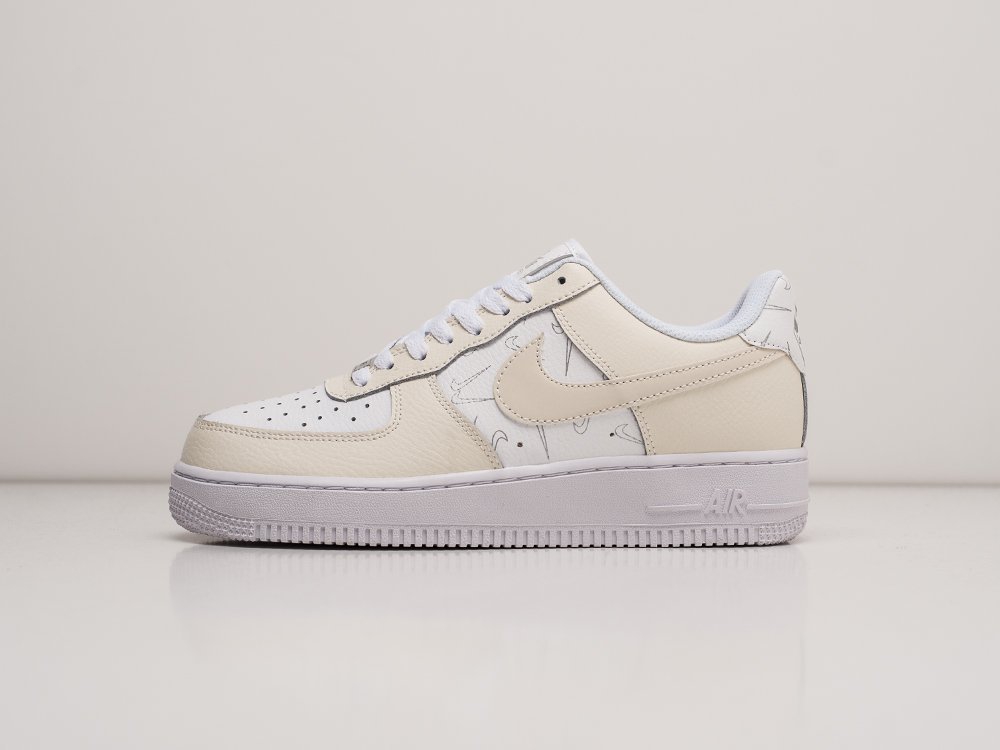 Nike Air Force 1 Low WMNS Beige / White - фото 1