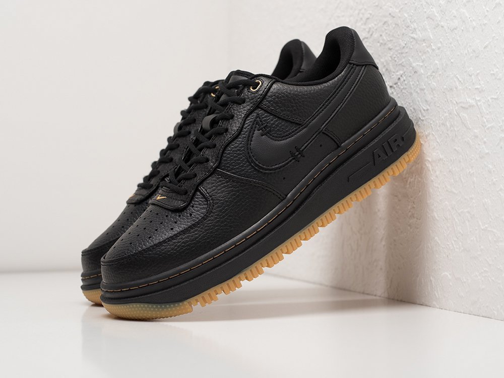 Nike Air Force 1 Luxe Low черные кожа мужские (AR23770) - фото 2