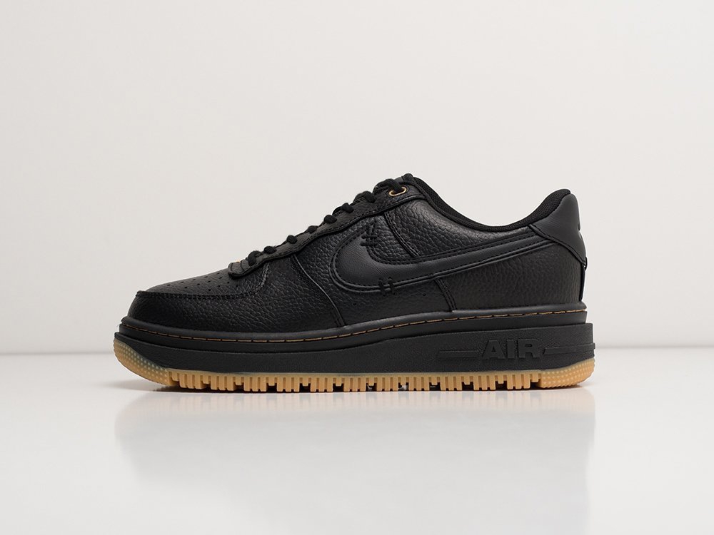 Nike Air Force 1 Luxe Low черные кожа мужские (AR23770) - фото 1