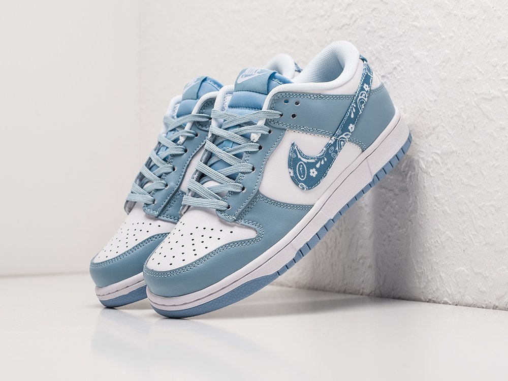 Nike Air Jordan 1 Low WMNS Blue / White - фото 2