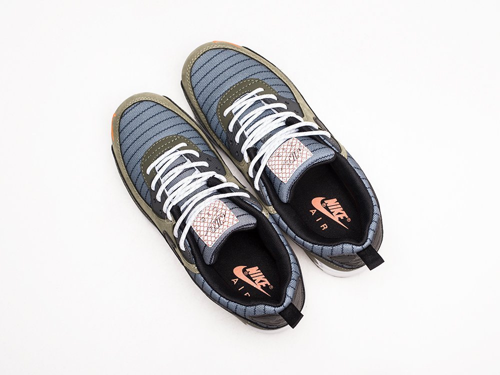 Nike Air Max 90 зеленые замша мужские (AR23803) - фото 3 Nike Air Max 90 зеленые замша мужские (AR23803) - фото 3