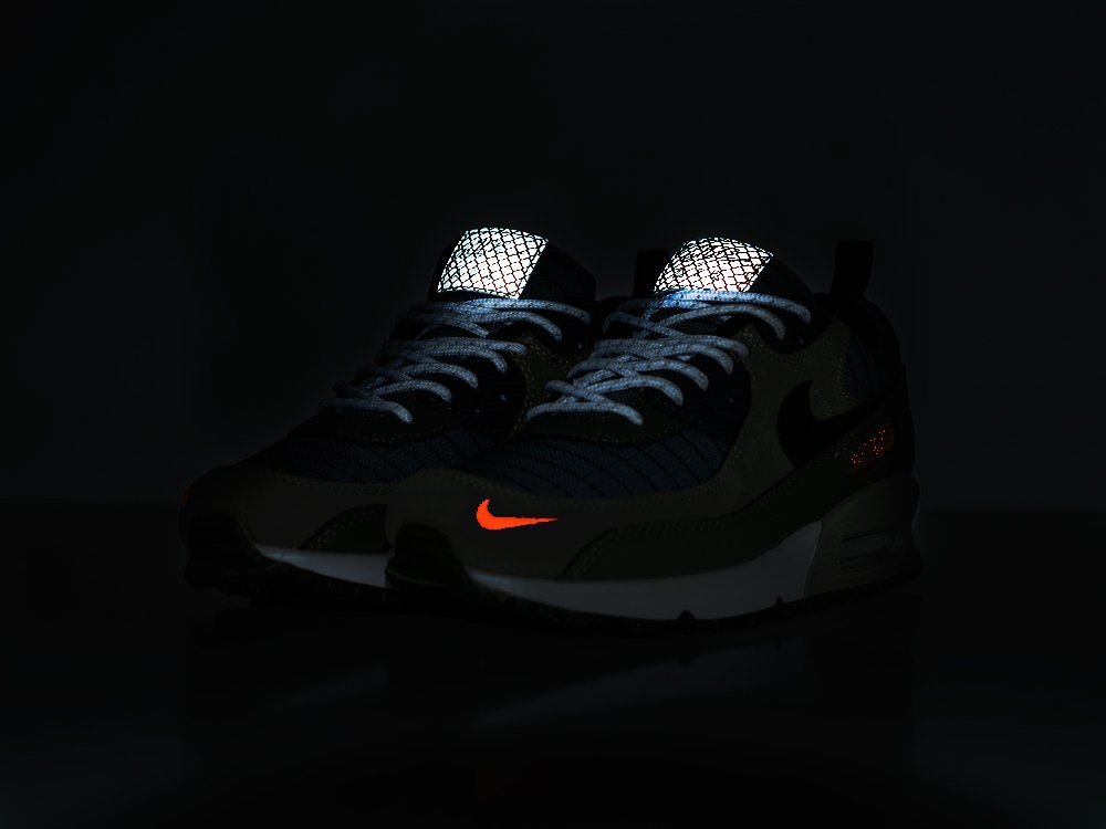 Nike Air Max 90 зеленые замша мужские (AR23803) - фото 4 Nike Air Max 90 зеленые замша мужские (AR23803) - фото 4