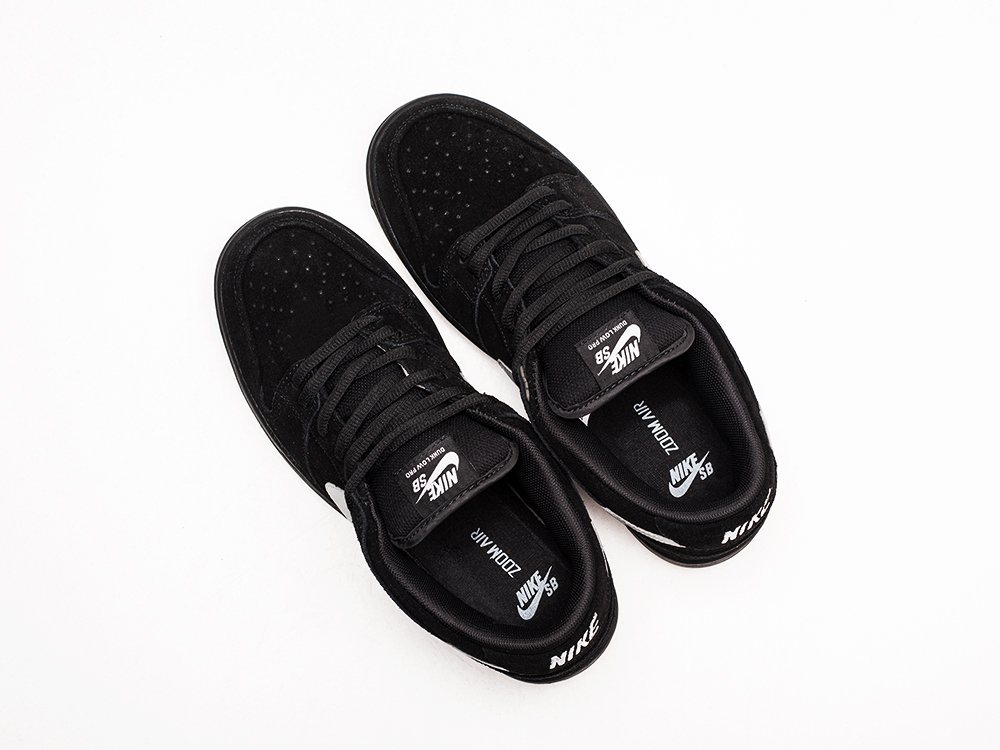 Nike SB Dunk Low черные кожа мужские (AR23813) - фото 3 Nike SB Dunk Low черные кожа мужские (AR23813) - фото 3