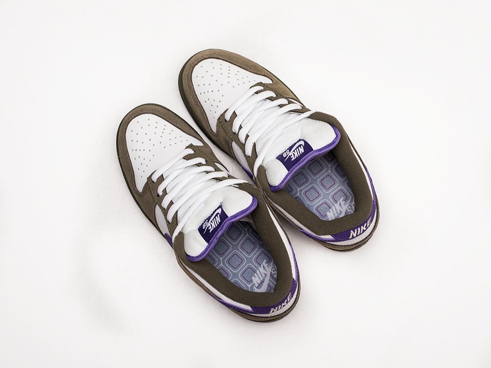 Nike SB Dunk Low WMNS белые замша женские (AR23816) - фото 3 Nike SB Dunk Low WMNS белые замша женские (AR23816) - фото 3