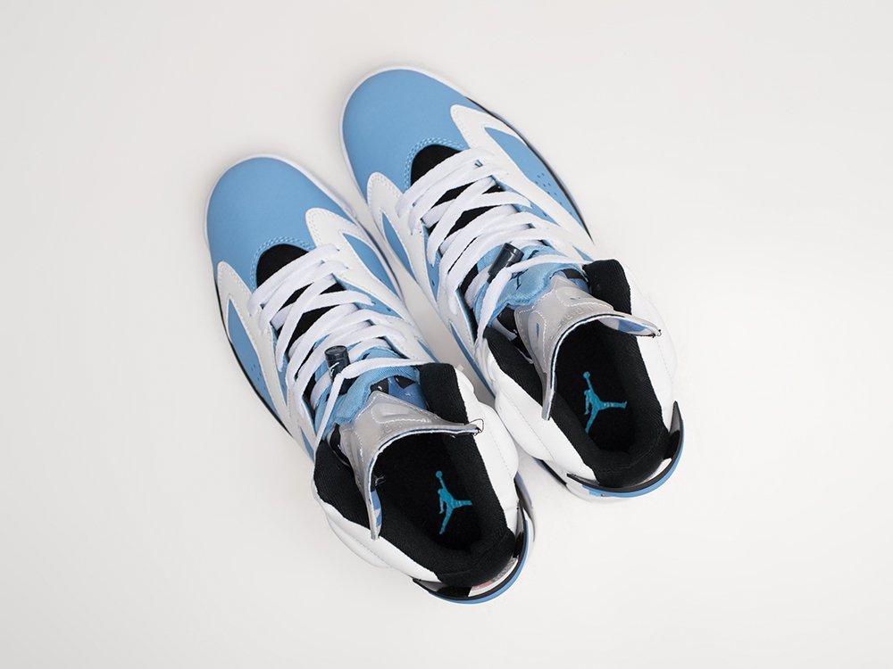 Nike Air Jordan 6 голубые кожа мужские (AR23842) - фото 3