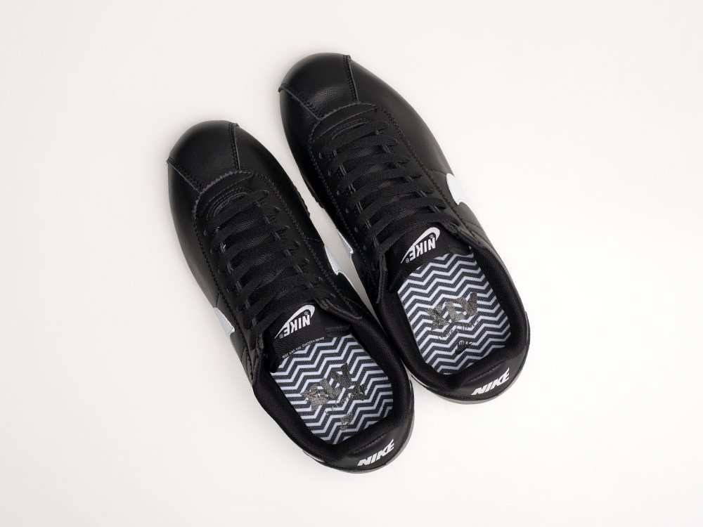 Nike Cortez Classic черные кожа мужские (AR23869) - фото 3