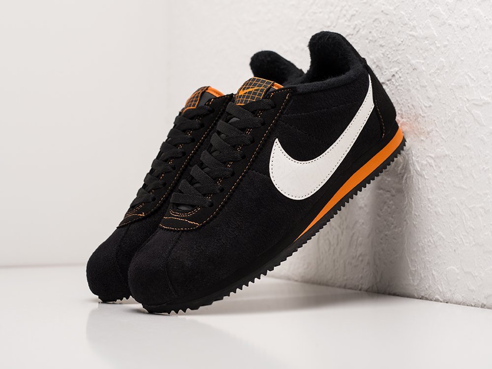 Nike Cortez Classic черные кожа мужские (AR23870) - фото 2 Nike Cortez Classic черные кожа мужские (AR23870) - фото 2