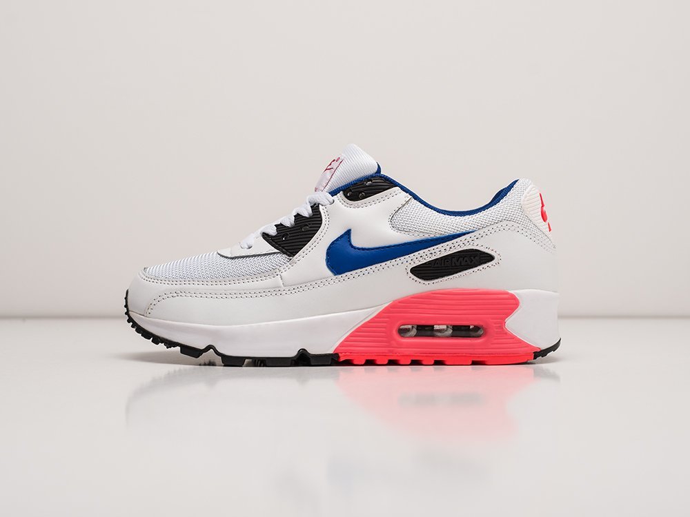 Nike Air Max 90 WMNS White / Blue / Pink - фото 1