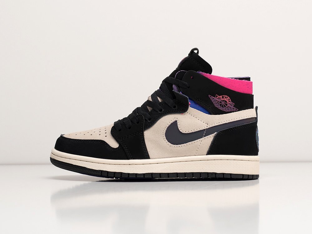 Nike Air Jordan 1 Zoom Air CMFT WMNS PSG Paris Saint-Germain разноцветные кожа женские (AR23874) - фото 1 Nike Air Jordan 1 Zoom Air CMFT WMNS PSG Paris Saint-Germain разноцветные кожа женские (AR23874) - фото 1