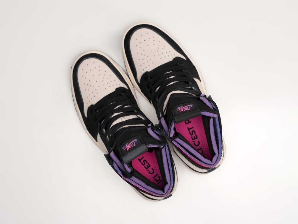 Nike Air Jordan 1 Zoom Air CMFT WMNS PSG Paris Saint-Germain разноцветные кожа женские (AR23874) - фото 3 Nike Air Jordan 1 Zoom Air CMFT WMNS PSG Paris Saint-Germain разноцветные кожа женские (AR23874) - фото 3