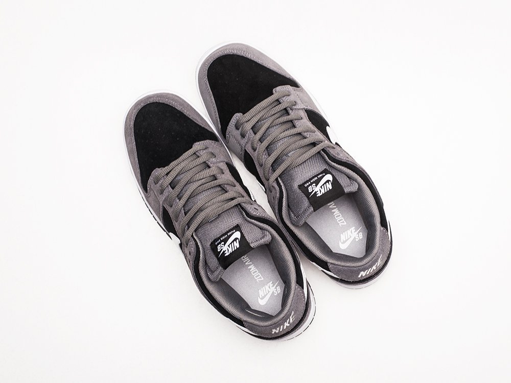 Мужские кроссовки Nike SB Dunk Low Grey / Black / White (40-45 размер) фото 3