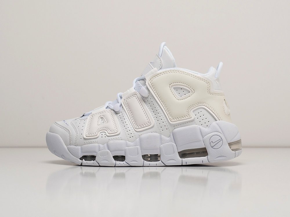 Nike Air More Uptempo WMNS белые кожа женские (AR23886) - фото 1 Nike Air More Uptempo WMNS белые кожа женские (AR23886) - фото 1