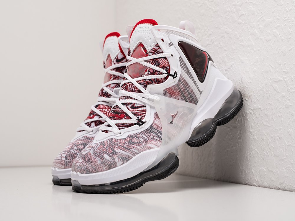 Nike Lebron XIX белые текстиль мужские (AR23890) - фото 2 Nike Lebron XIX белые текстиль мужские (AR23890) - фото 2