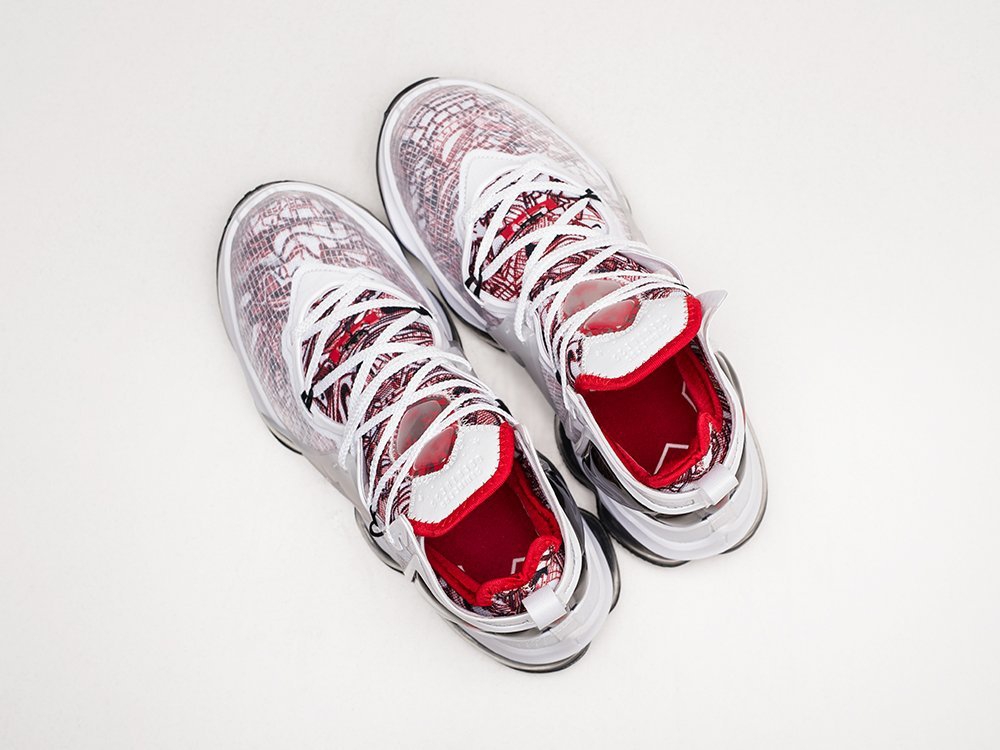 Nike Lebron XIX белые текстиль мужские (AR23890) - фото 3 Nike Lebron XIX белые текстиль мужские (AR23890) - фото 3