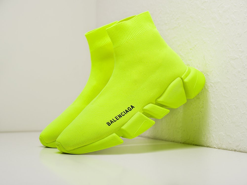 Balenciaga Speed 2.0 зеленые текстиль мужские (AR23891) - фото 2 Balenciaga Speed 2.0 зеленые текстиль мужские (AR23891) - фото 2