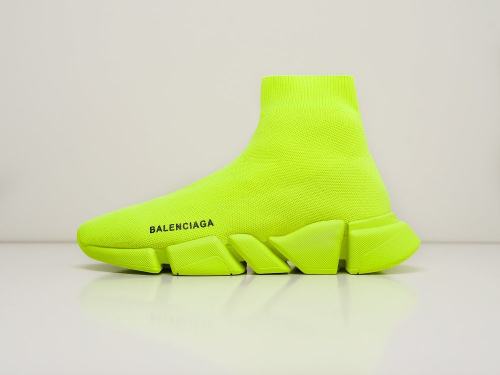 Balenciaga Speed 2.0 зеленые текстиль мужские (AR23891) - фото 1 Balenciaga Speed 2.0 зеленые текстиль мужские (AR23891) - фото 1