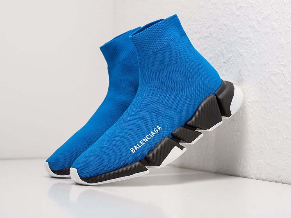Мужские кроссовки Balenciaga Speed 2.0 Blue / Black / White (40-45 размер) фото 2