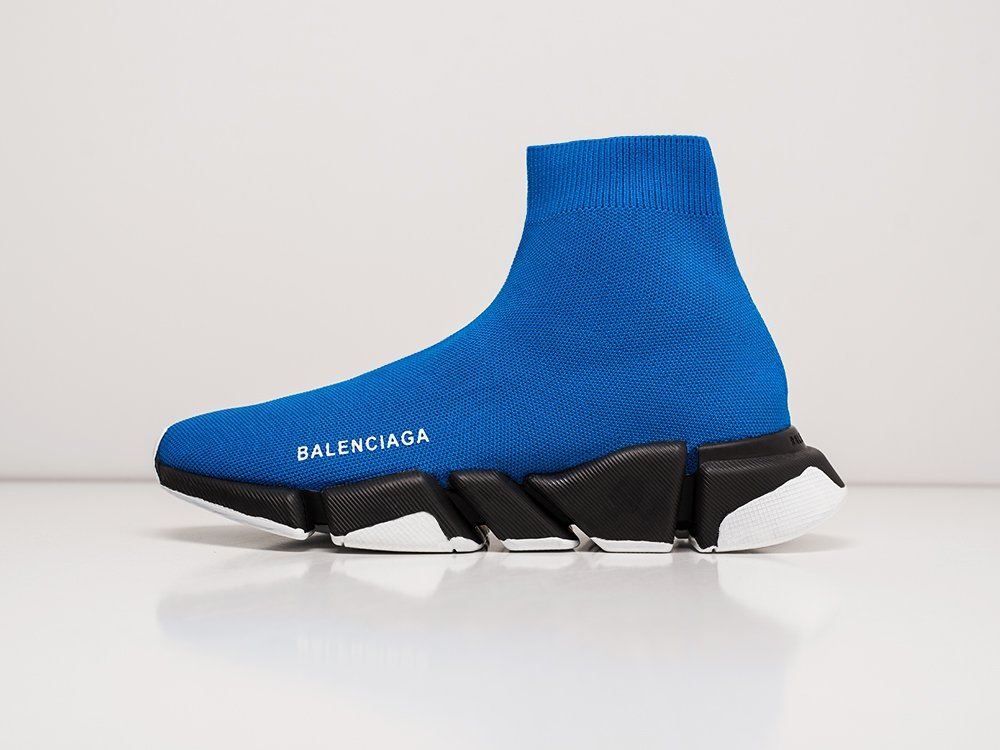 Balenciaga Speed 2.0 голубые текстиль мужские (AR23892) - фото 1 Balenciaga Speed 2.0 голубые текстиль мужские (AR23892) - фото 1