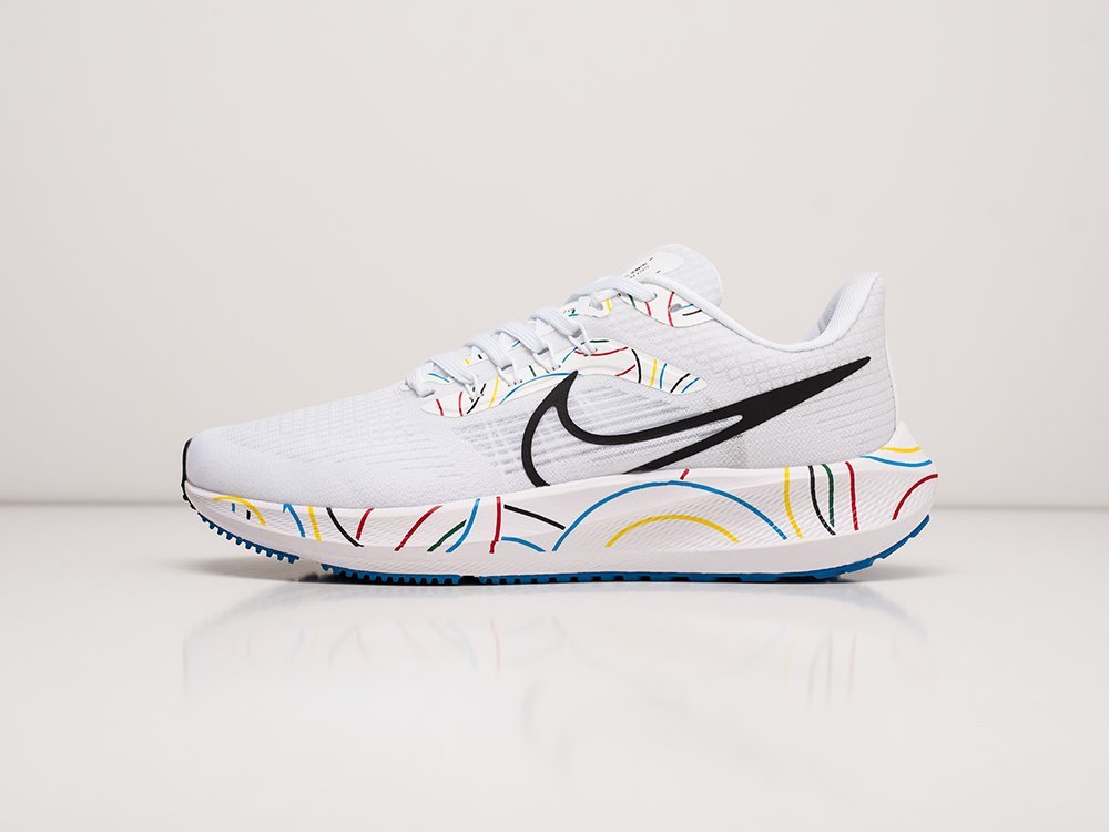 Nike Air Zoom Pegasus 39 белые текстиль мужские (AR23896) - фото 1 Nike Air Zoom Pegasus 39 белые текстиль мужские (AR23896) - фото 1