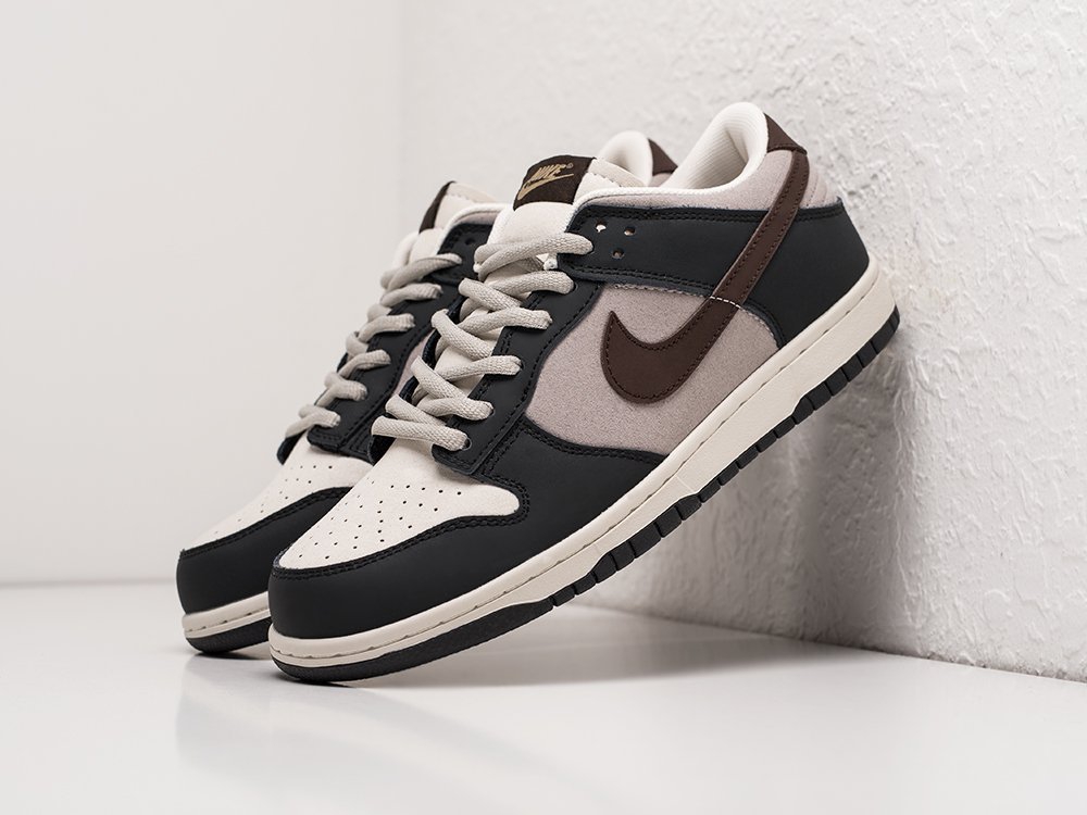 Nike SB Dunk Low черные кожа мужские (AR23898) - фото 2 Nike SB Dunk Low черные кожа мужские (AR23898) - фото 2