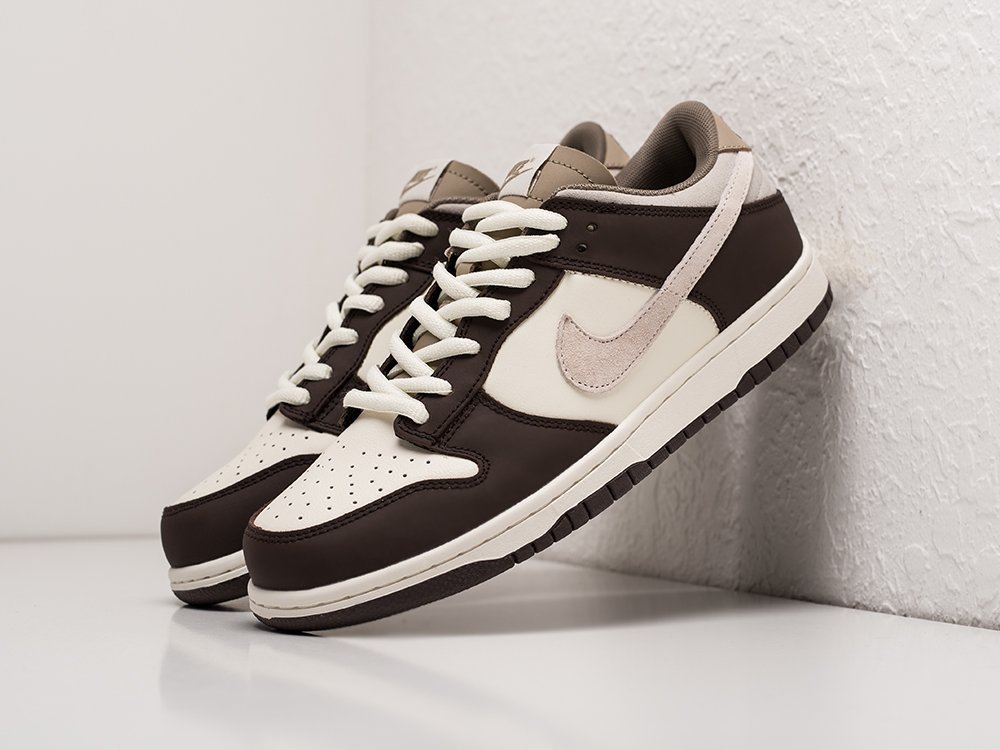 Nike SB Dunk Low коричневые кожа мужские (AR23899) - фото 2 Nike SB Dunk Low коричневые кожа мужские (AR23899) - фото 2