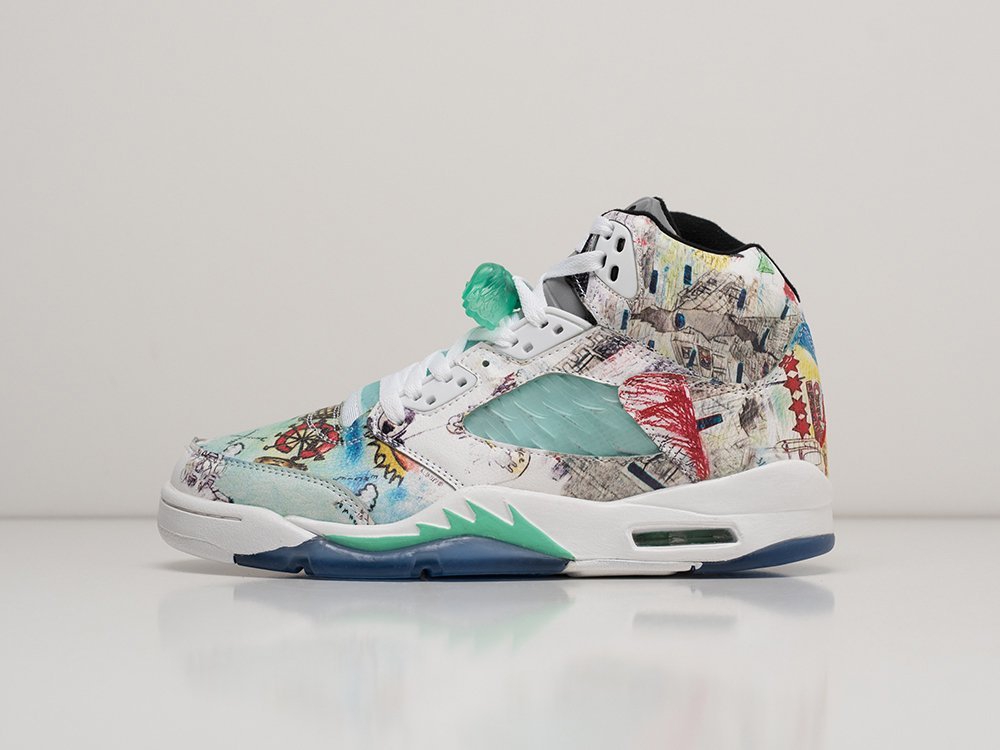 Nike Air Jordan 5 Wings разноцветные текстиль мужские (AR23910) - фото 1 Nike Air Jordan 5 Wings разноцветные текстиль мужские (AR23910) - фото 1