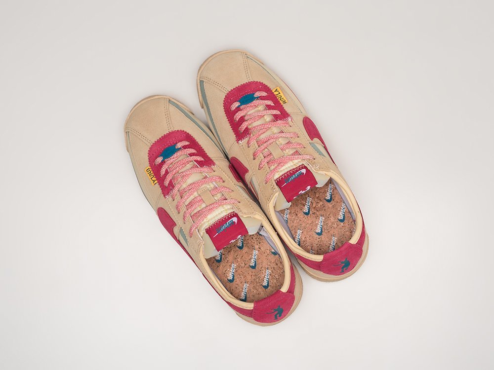 Nike x Union x Cortez Sesame бежевые замша мужские (AR23914) - фото 3 Nike x Union x Cortez Sesame бежевые замша мужские (AR23914) - фото 3