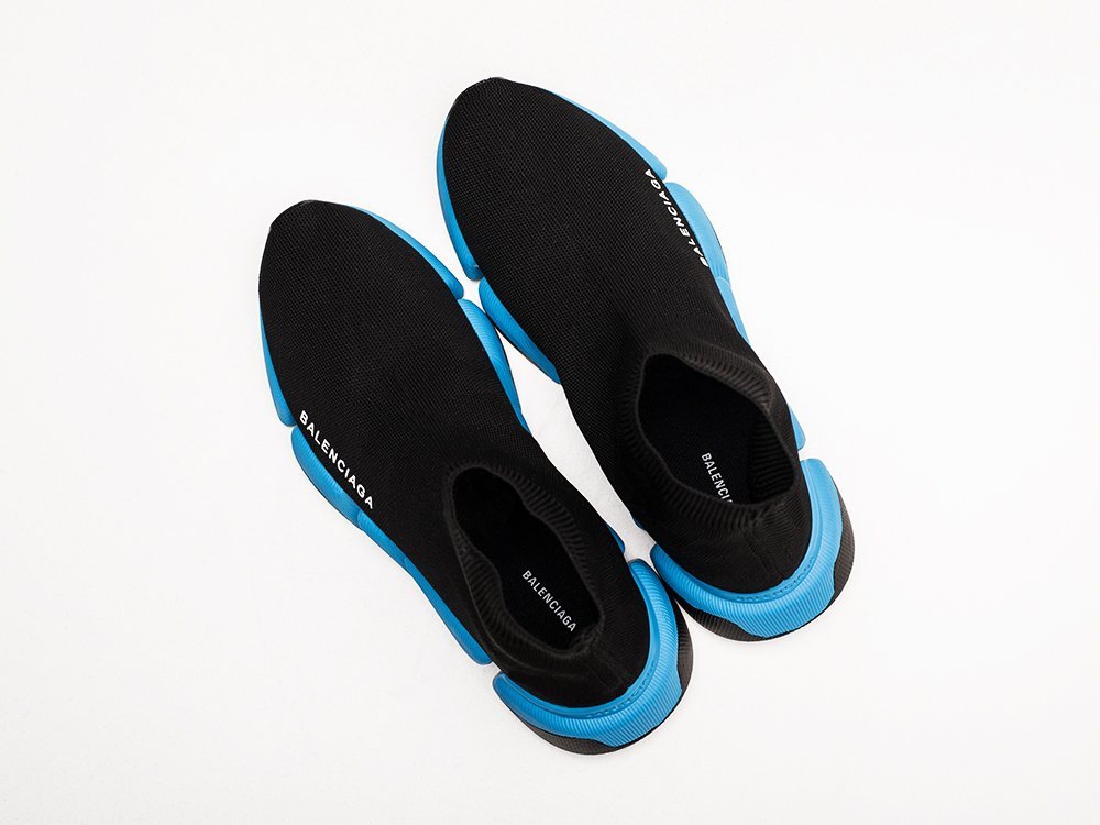 Мужские кроссовки Balenciaga Speed 2.0 Black / Blue (40-45 размер) фото 3