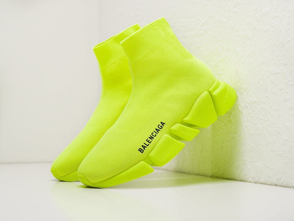 Balenciaga Speed 2.0 WMNS зеленые текстиль женские (AR23924) - фото 2 Balenciaga Speed 2.0 WMNS зеленые текстиль женские (AR23924) - фото 2