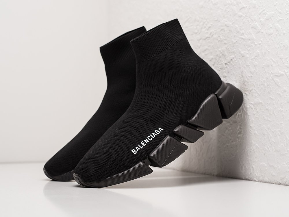 Balenciaga Speed 2.0 черные текстиль мужские (AR23926) - фото 2 Balenciaga Speed 2.0 черные текстиль мужские (AR23926) - фото 2