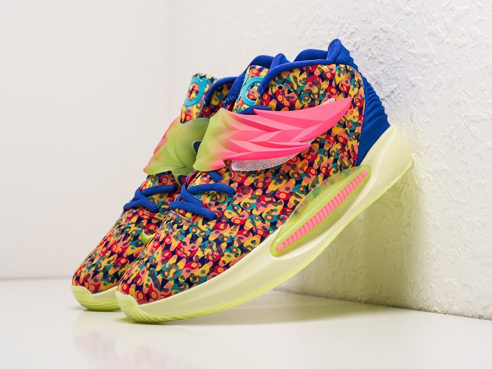 Nike KD 14 Ron English 1 разноцветные текстиль мужские (AR23934) - фото 2 Nike KD 14 Ron English 1 разноцветные текстиль мужские (AR23934) - фото 2