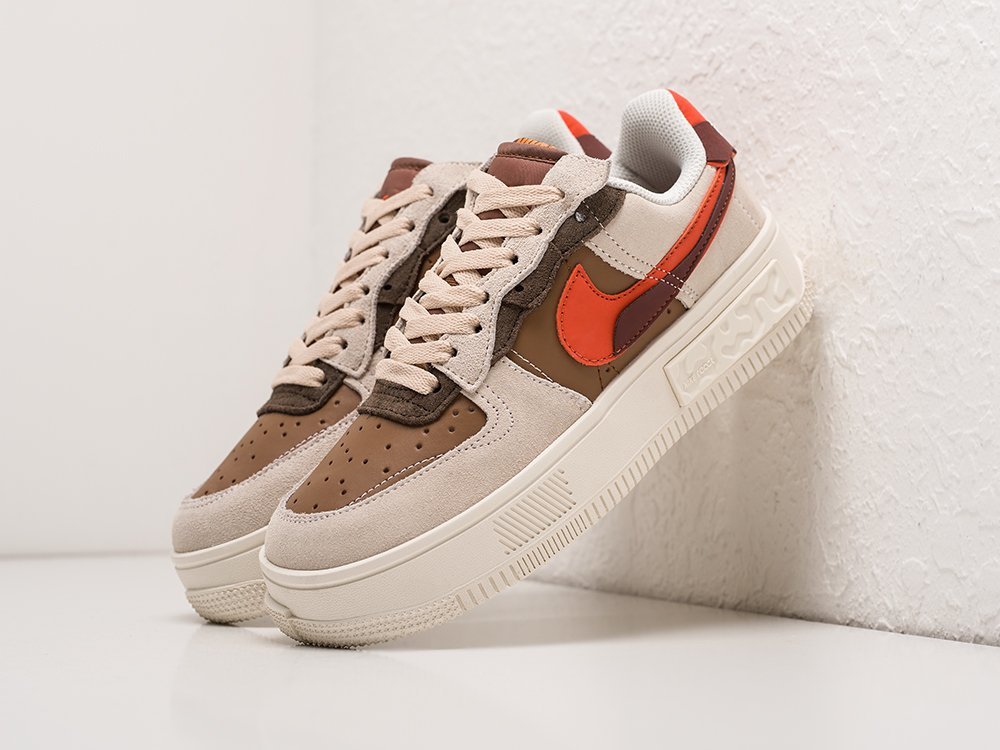 Nike Air Force 1 Low Fontanka WMNS Rattan бежевые кожа женские (AR23936) - фото 2 Nike Air Force 1 Low Fontanka WMNS Rattan бежевые кожа женские (AR23936) - фото 2