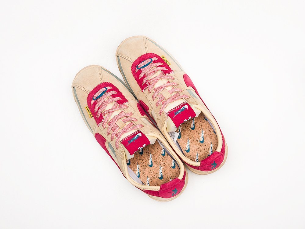 Nike x Union x Cortez Sesame WMNS бежевые замша женские (AR23984) - фото 3 Nike x Union x Cortez Sesame WMNS бежевые замша женские (AR23984) - фото 3