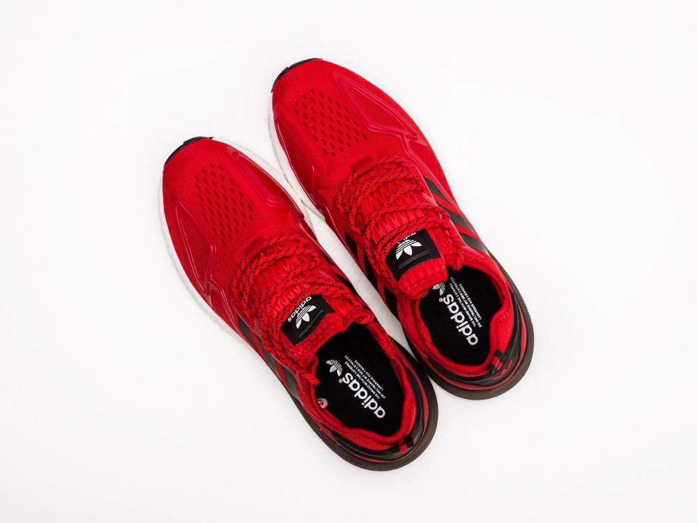 Adidas ZX 2K Boost красные текстиль мужские (AR23992) - фото 3