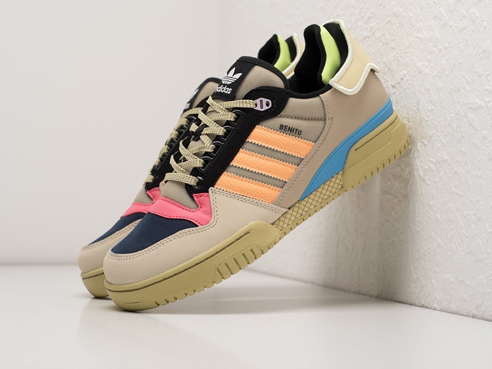 Adidas x Bad Bunny x Forum Powerhouse Sneakers Benito разноцветные замша мужские (AR24001) - фото 2 Adidas x Bad Bunny x Forum Powerhouse Sneakers Benito разноцветные замша мужские (AR24001) - фото 2