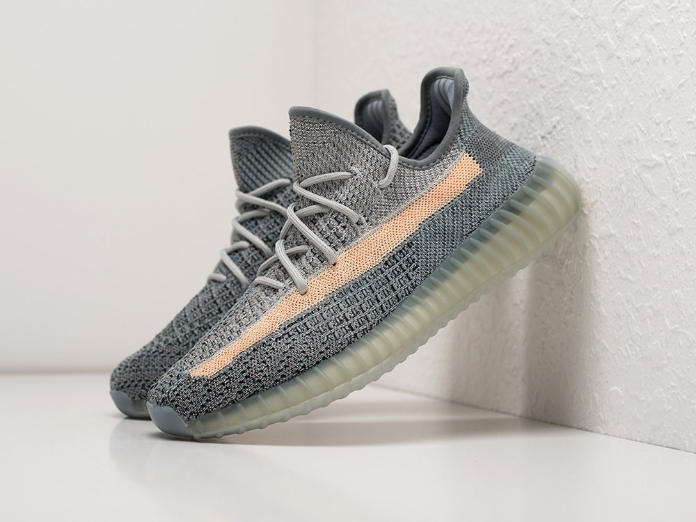 Adidas Yeezy 350 Boost v2 серые текстиль мужские (AR24002) - фото 2 Adidas Yeezy 350 Boost v2 серые текстиль мужские (AR24002) - фото 2