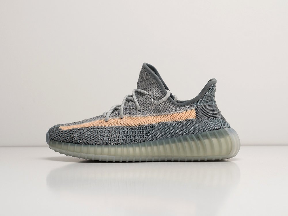Adidas Yeezy 350 Boost v2 серые текстиль мужские (AR24002) - фото 1 Adidas Yeezy 350 Boost v2 серые текстиль мужские (AR24002) - фото 1