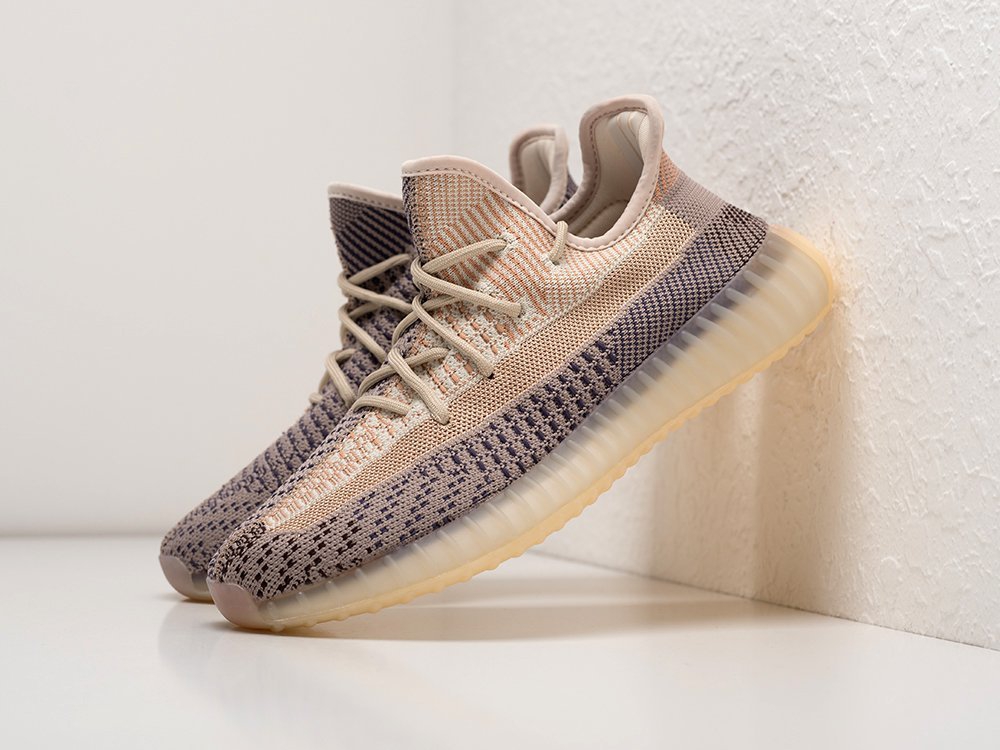 Adidas Yeezy 350 Boost v2 Ash Pearl бежевые текстиль мужские (AR24003) - фото 2 Adidas Yeezy 350 Boost v2 Ash Pearl бежевые текстиль мужские (AR24003) - фото 2