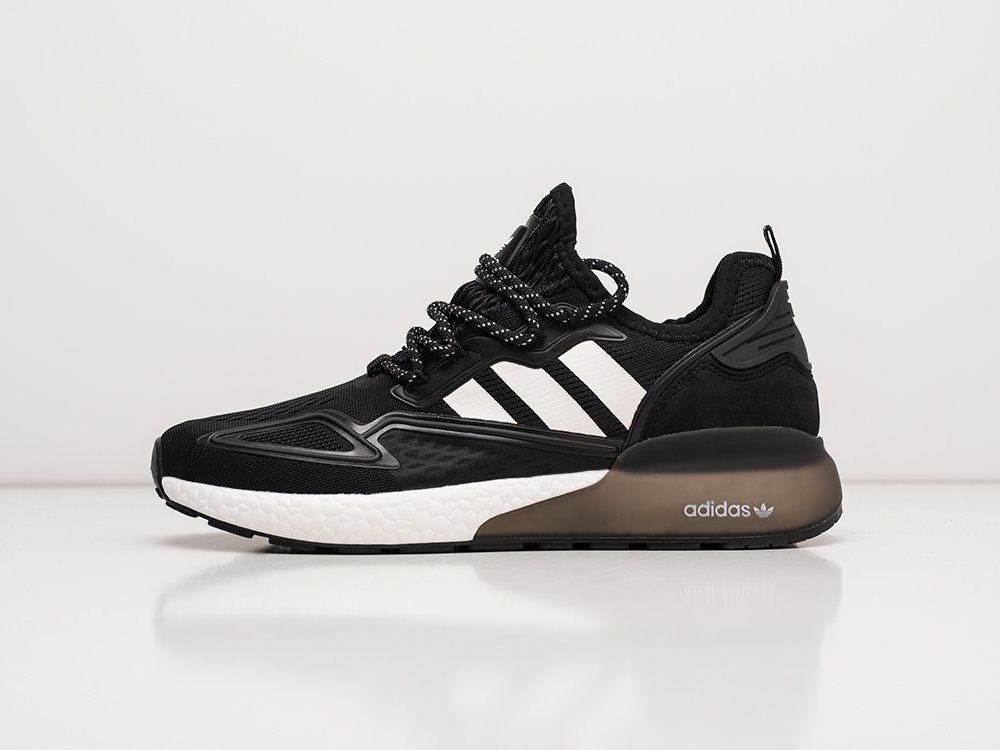 Adidas ZX 2K Boost черные текстиль мужские (AR24010) - фото 1 Adidas ZX 2K Boost черные текстиль мужские (AR24010) - фото 1