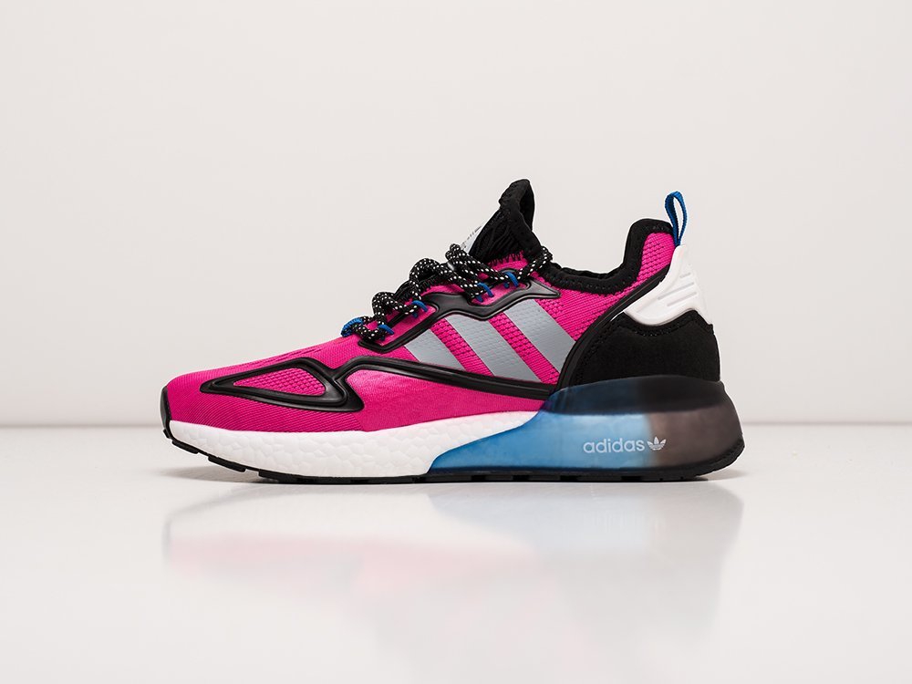 Adidas ZX 2K Boost WMNS розовые текстиль женские (AR24012) - фото 1