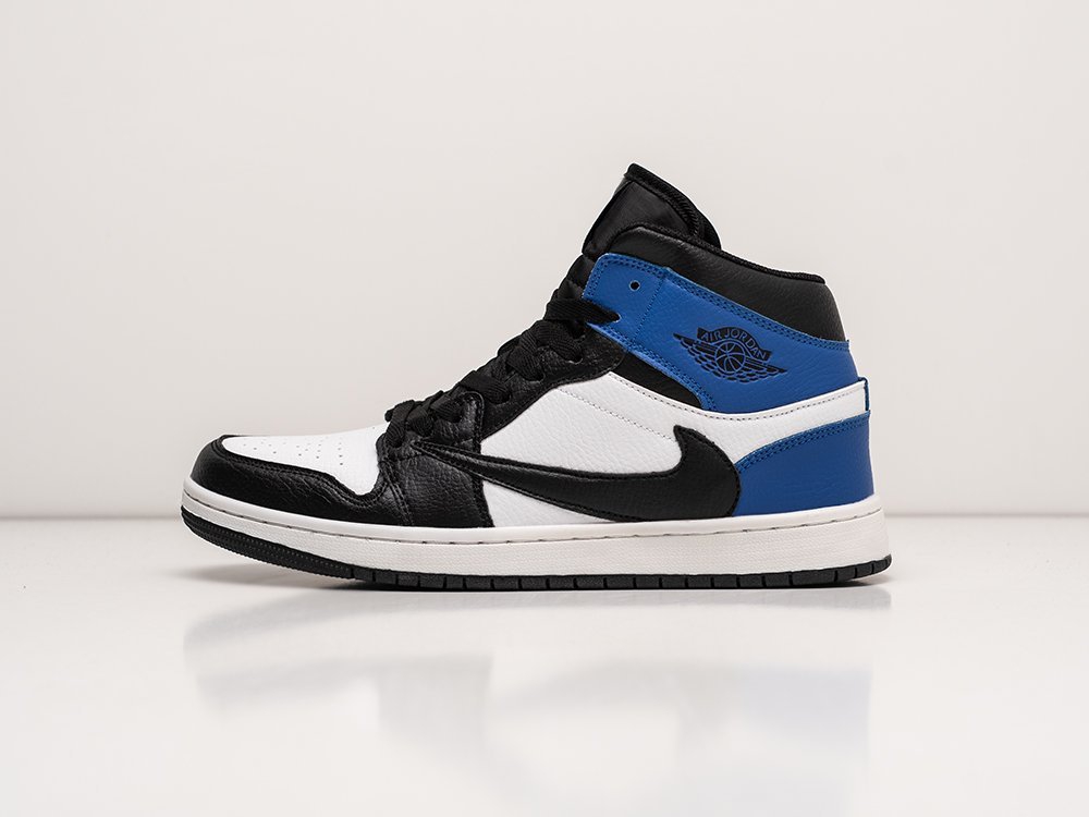 Nike Air Jordan 1 x Travis Scott белые кожа мужские (AR24022) - фото 1