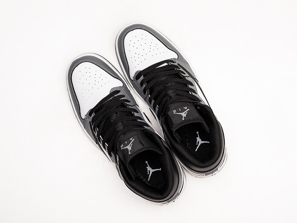 Nike Air Jordan 1 x Travis Scott серые кожа мужские (AR24023) - фото 3