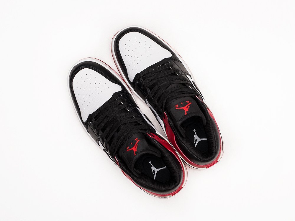 Nike Air Jordan 1 WMNS красные кожа женские (AR24033) - фото 3