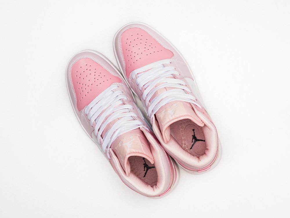 Nike Air Jordan 1 WMNS Pink / White - фото 3