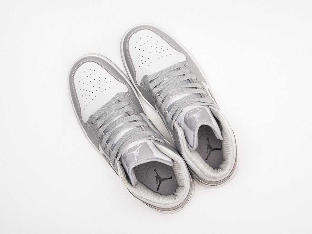 Nike Air Jordan 1 WMNS Grey / White - фото 3