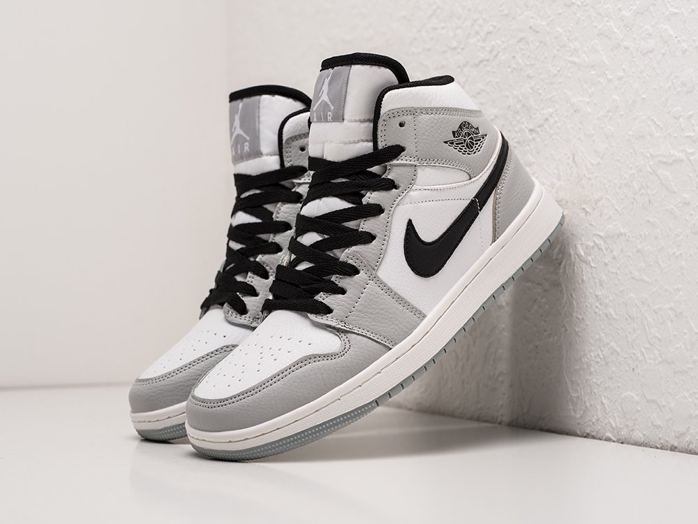 Nike Air Jordan 1 WMNS Grey / White / Black - фото 2
