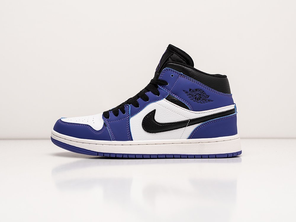 Nike Air Jordan 1 WMNS синие кожа женские (AR24043) - фото 1 Nike Air Jordan 1 WMNS синие кожа женские (AR24043) - фото 1